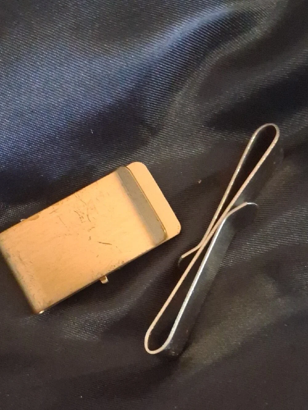 Vintage Gold and Silver Washington D.C. Dome Money Clip